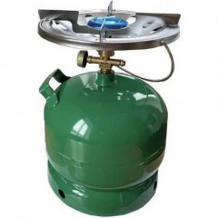 Газовий балон 8 л з пальником Green 0307 Краматорськ