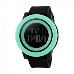 Годинник Skmei DG1142 BK-Light Green BOX (DG1142BOXBKLG) Кременец