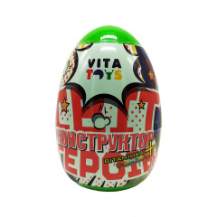 Конструктор у яйці "Герої" Vita Toys VTK 0074 100 деталей Ладан