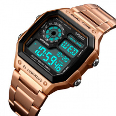 Чоловічий годинник Skmei 1335 Ripple Rose Gold Владимир-Волынский
