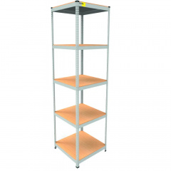 Металевий стелаж Emby Light Series 2400х600x600 мм 5 полиць ДСП до 100 кг Киев