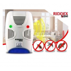 Ультразвуковий відлякувач мишей гризунів та комах від мережі 220В Riddex Quad Pest Repelling Aid Березнеговатое
