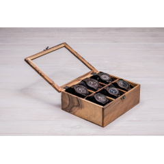 Скринька з подушечками для годинників ecoWalnut 8.2х20.8х18 см Чернігів