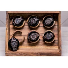 Органайзер з подушечками для годинників Elite ecoWalnut 32.2х34.6х22.8 см Київ