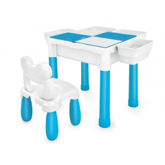 Конструктор-стіл LIMO TOY KB 180 на ігровому столик зі стільчиком 2 в 1 (SK001576) Костополь