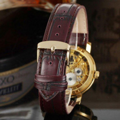 Класичний жіночий годинник Winner Gold Brown Бородянка