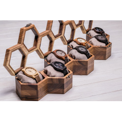 Скринька для 7 годинників ecoWalnut 7.8х59.7х14.1 см Київ
