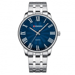 Наручний годинник чоловічий Curren Greece Сріблястий (2807) Коростень