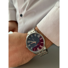 Наручний годинник чоловічий Curren Greece Сріблястий (2807) Коростень