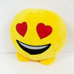 М'яка іграшка Weber Toys смайлик emoji улюбленець 18см (WT619) Днепр