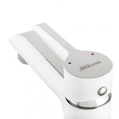 Змішувач для умивальника Mixxus Premium Edem 001 White (320262) Вишневе