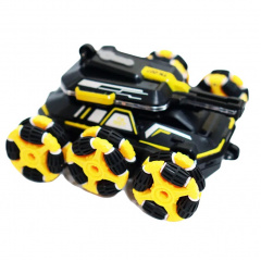 Іграшка танк-всюдихід RIAS TK-007 на радіокеруванні з парогенератором Black-Yellow (3_03909) Балаклея