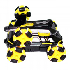 Іграшка танк-всюдихід RIAS TK-007 на радіокеруванні з парогенератором Black-Yellow (3_03909) Балаклея