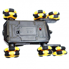 Іграшка танк-всюдихід RIAS TK-007 на радіокеруванні з парогенератором Black-Yellow (3_03909) Балаклея