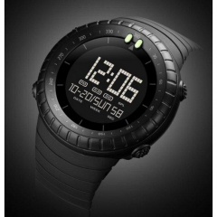 Тактичний водостійкий кварцовий годинник Skmei Ribas black Ромни