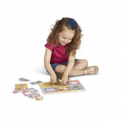 Дерев'яні пазли парні "Друзі ферми" Melissa & Doug 12 елементів MD31363 Приморськ