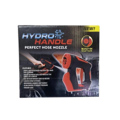 Насадка розпилювач RIAS Hydro Handle з відсіком для піни та миючих засобів Black-Red Гуляйполе