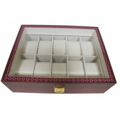 Шкатулка для зберігання годинників Craft 10WB.MAT.BR 26,2х20х8.5 см Коричнево-сірий Орехов
