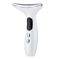 Масажер мікрострумовий для шиї та обличчя No Brand Neck Beauty Device Білий (2288327480) Ворожба