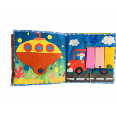 Фетрова книга для малят Bambini "Авто" 403662 Королёво