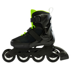 Ролики Rollerblade Microblade 2023 28-32 Black/Green (1012-07221900-T83-28-32) Чорноморськ