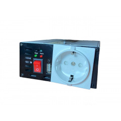 Перетворювач автомобільного струму S-link 12 220W 200W інвертор для котла чиста синусоїда (1756375660) Орехов