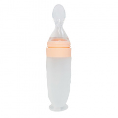 Силіконова ложка-контейнер Mega Zayka MGZ-0108 (Peach) об'єм 90 грам Прилуки