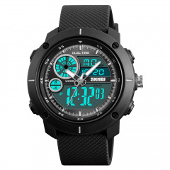 Чоловічий наручний годинник Skmei 1361 Black 1361BK (17142-hbr) Боярка