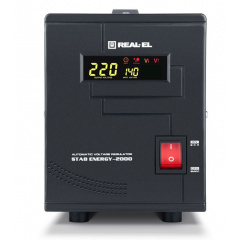 Стабілізатор Real-el Stab Energy-2000 Black Каменка-Днепровская