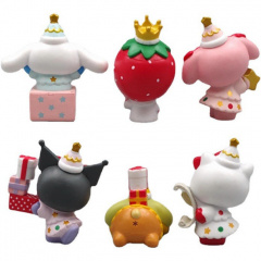 Набір фігурок The Coop Куромі Kuromi Моя Мелодія Onegai My Melody 6шт 3.5-5см (23028) Каменка-Днепровская