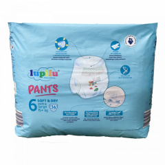 Підгузники трусики Lupilu soft & dry 6 extra large 15+ кг 36 шт Суми