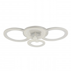Стельова LED люстра Sunlight 5332/2+2 R білий Иршава