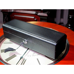 Шкатулка для зберігання годинників Salvadore 6W-BX 34х10х9 см Чорно-бежевий Кушугум