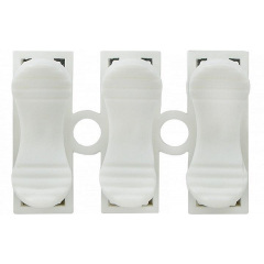 Набір з'єднувачів для дроту PW CH-3 колодки клемні на три контакти 30 шт Білий (C051302-30) Тячев