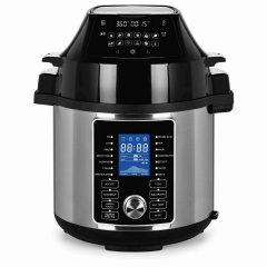 Багатофункціональна мультиварка-аерофритюрниця Domotec 7728MS 29 програм 6 л 1500 Вт Київ
