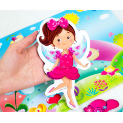 Магнітна гра для дітей "Фея" Vladi Toys VT3204-28 у папці Оріхів