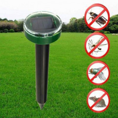 Ультразвуковий відлякувач кротів, гризунів та змій Solar Rodent Repeller на сонячних батареях Братське