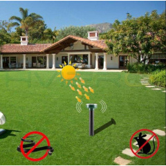 Ультразвуковий відлякувач кротів, гризунів та змій Solar Rodent Repeller на сонячних батареях Братське