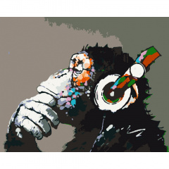 Картина за номерами Disco monkey Art Craft 11675-AC 40х50 см Слов'янськ