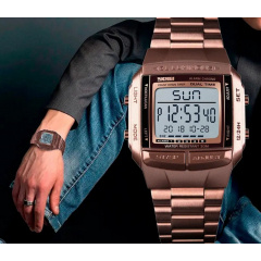 Спортивний годинник Skmei Illuminator Темна кава Фастів