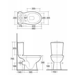 Унітаз RAK Ceramics Karla S-trap Geberit RAK0012 Білий (2419333459) Нова Каховка