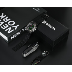 Подарунковий набір BESTA Box Tattoo ЗСУ Set з компасом Чорний (3366) Чугуїв