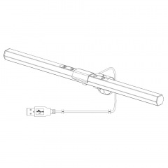 Лампа на монітор скринбар Inspire Ball 5W 3000-6000K USB Сірий (GU-2) Кам'янка-Дніпровська