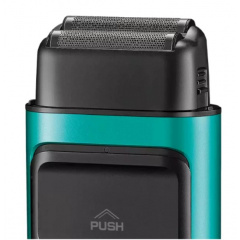 Електробритва-шейвер для бороди та обличчя VGR V-307 металевий корпус Зелений (2104618580) Калуш