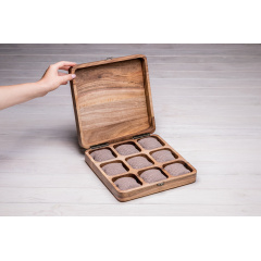 Органайзер для зберігання годинників ecoWalnut 7х26.5х26.5 см Львів