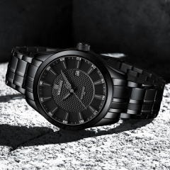 Наручний годинник чоловічий NaviForce Perfect Чорний (3109) Костопіль