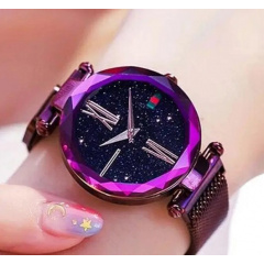 Жіночий годинник Starry Sky Watch на магнітній застібці Фіолетовий Самбір
