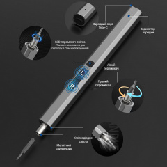 Електровикрутка з набором біт Kingsdun 36в1 (MT-36IN1) Чортків