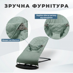 Змінний чохол SBT group на шезлонг Baby Bjorn Balance Soft Бірюзовий (BBS-00-03) Житомир