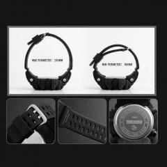 Cпортивний годинник Skmei 1356 Compass з компасом Чорний Ковель